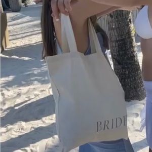 Bride tote